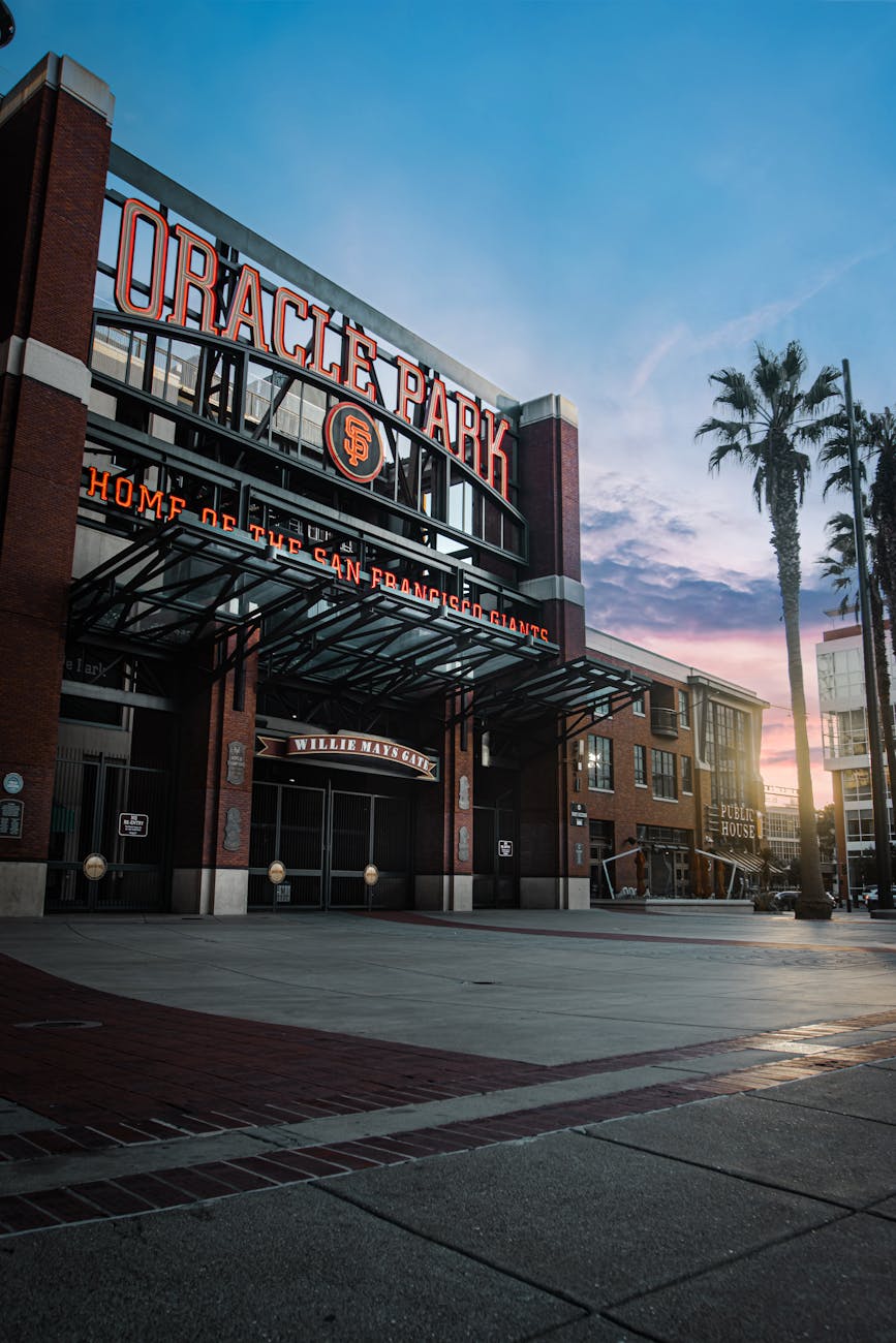 entrance to oracle park in sf
