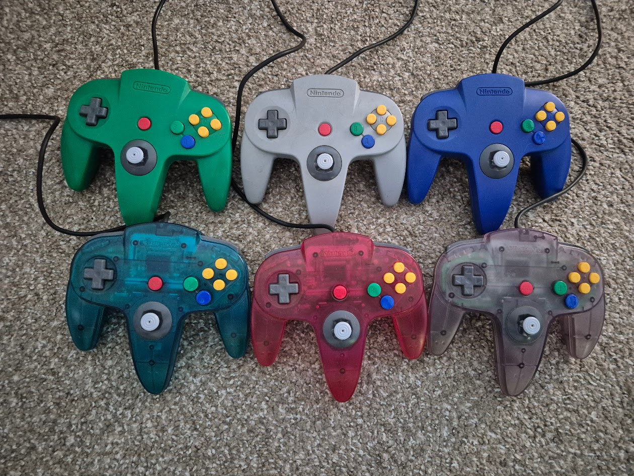Video game collection: Nintendo controllers