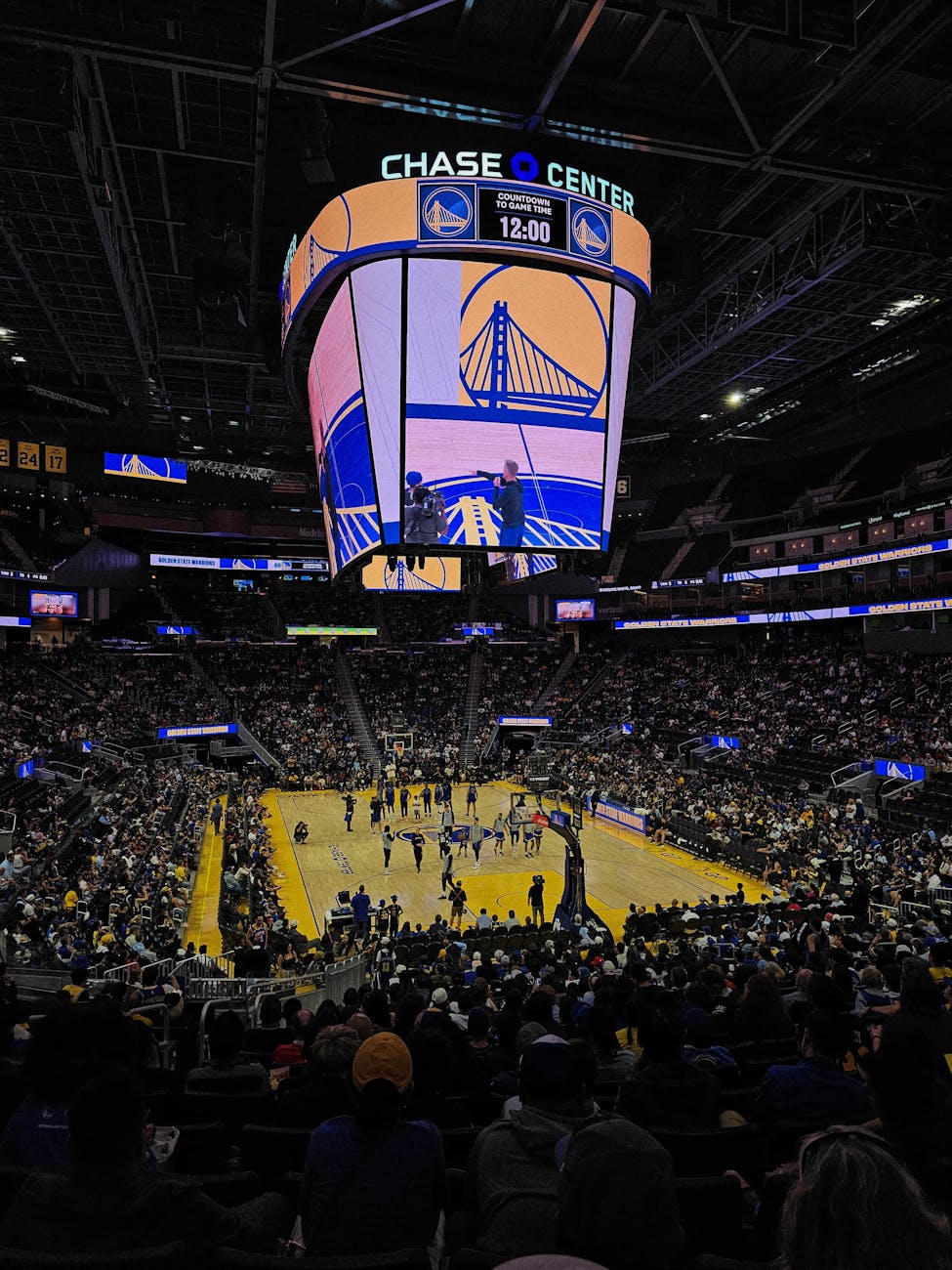 exciting basketball game at san francisco s chase center