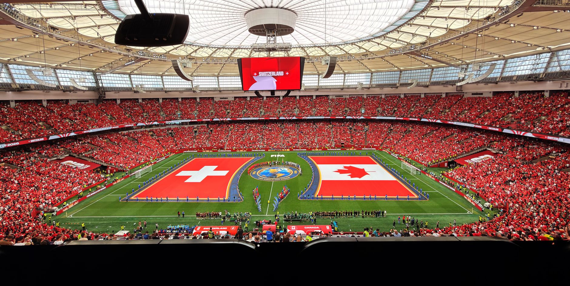 exciting soccer match at bc place stadium